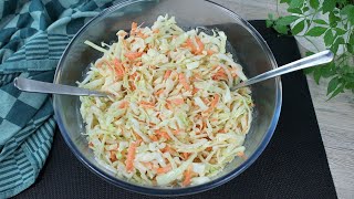 Krautsalat super lecker 👌🏻 einfach gemacht 🤗 Coleslaw [upl. by Jedidiah]