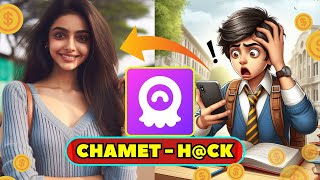 💯 CHAMET  Free Coins 🤑 Unlimited  Chamet app free coins trick  Vidoe Dating App [upl. by Prent]