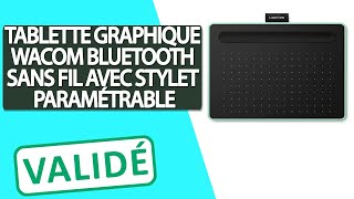 Avis Tablette graphique Bluetooth sans fil avec stylet paramétrable Wacom [upl. by Fiertz]