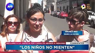 quotLos niños no mientenquot reclamo a la justicia por lentitud en casos de abuso infantil  NOTICIERO 9 [upl. by Cj972]