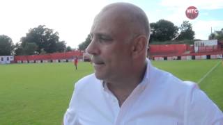 Alfreton Town 1  3 Woking Garry Hill Interview [upl. by Violette]