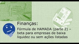 Finanças Fórmula de Hamada  parte 2  para estimar beta de ação a partir de amostra de empresas [upl. by Naeroled]