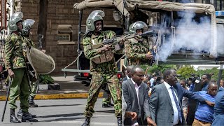 DRAMA AS RAILA IS BLOCKED AND CHASED AWAY BY POLICE FROM ENTERING ATHI RIVER MAVOKO DEMOLITION SITE [upl. by Aurilia118]