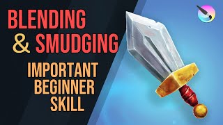 Blending amp Smudging  Important Beginner Skills  Digital Drawing [upl. by Stannfield]