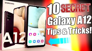 10 SECRET Samsung Galaxy A12 Features You Must Know [upl. by Gunther]