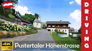 Driving in Austria 30 Pustertaler Hohenstrasse  East Tyrol  4K 60fps [upl. by Anikat]