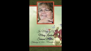 1172024  Celebration of Life Service For Mary Linda Simons Miller [upl. by Eimrej129]