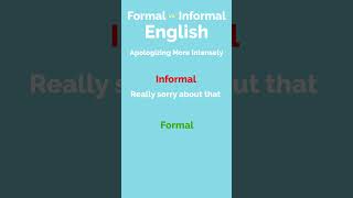 Formal vs Informal English 22 [upl. by Domenech]