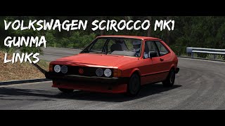 Assetto Corsa  Volkswagen Scirocco MK1  Gunma Gunsai Touge  LINKS [upl. by Lanie]