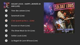 Soldat Louis  Happybordée 20 ans Live Karaoké  Paroles [upl. by Akeihsal]