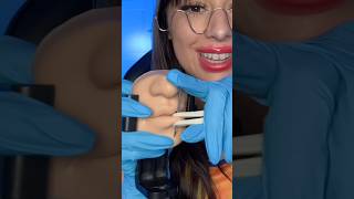 ASMR Girl Gives You First Lip Piercing 😖 asmr shorts comedy [upl. by Nutsud]