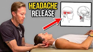 How to Relieve Headache Pain Suboccipital Mobilization [upl. by Nevet366]