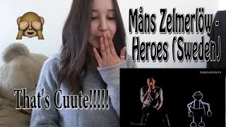 Måns Zelmerlöw  Heroes Sweden Eurovision 2015  REACTION [upl. by Imoan156]