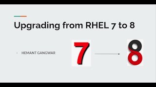 Upgrading the system from RHEL 7 to RHEL 8 using Leapp Super Easy Working solution [upl. by Phaidra]