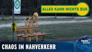 Öffentlicher Nahverkehr Jede Fahrt ein Abenteuer  heuteshow vom 22032019 [upl. by Vatsug]