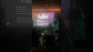 Connecting with creatives Techies 🧑🏿‍💻 🎨 at a film screening greenscreen funny shortsbeta [upl. by Emmye]