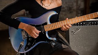 Fender 70th Anniversary American Ultra Stratocaster Amethyst  Demo and Overview with Taylor Gamble [upl. by Froh519]