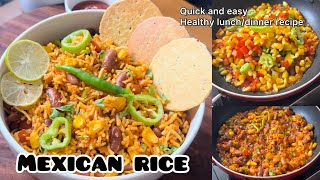 Mexican Rice  quick and easy rice recipe [upl. by Idnahc]