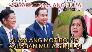 VP SARA DUTERTE TAMA ANG HULA ALAM ANG MOTIBO NG KALABAN MULA SIMULA [upl. by Ardene]