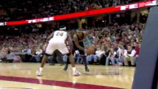 Carmelo Anthony sick spin move on LeBron February 18 2010 [upl. by Ronoh]