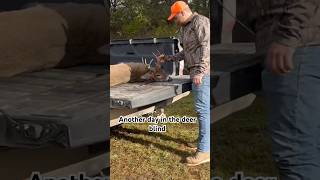 Another day in the deer blind outdoors deerhunting whitetaildeer deer hunting [upl. by Xxam99]