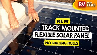 BEST WAY in 2021 to INSTALL FLEXIBLE SOLAR PANELS on RV  NO DRILLING [upl. by Llerrom397]