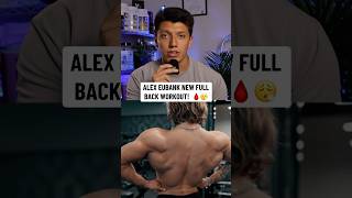 Alex Eubanks FULL BACK WORKOUT His first workout post since he started 🧃👀 Thoughts fitnessnews [upl. by Ainat]