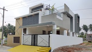 ♥️ Modern 3BHK House pollachi 🔥 📞99436 71311  380 Cent  North Facing houseforsaleinpollachi [upl. by Devlen]