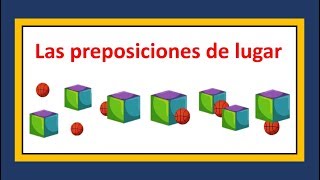 Las preposiciones de lugar en inglés  Prepositions of place [upl. by Niveg]