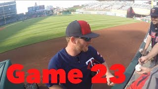 Getting Baseballs and Autographs from the Twins [upl. by Aryamo87]