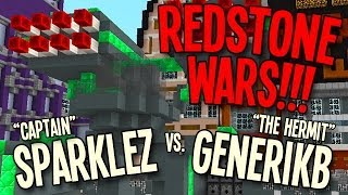 Minecraft Redstone Wars vs CAPTAINSPARKLEZ quotRobots and Mechsquot Part 1 [upl. by Eanore]