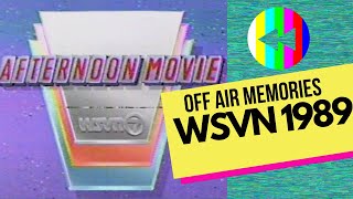 OffAir Memories Vintage 80s Commercials Vol 1  WSVN 7 Afternoon Movie Break March 25 1989 [upl. by Idona827]