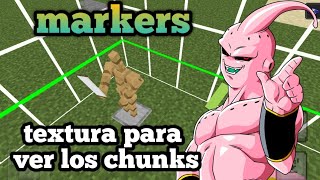 textura para ver los chunks en minecraft bedrock markers 📚 [upl. by Alakcim]