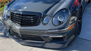 LOUDEST E55 AMG IN CANYONS POV Super Loud Pops [upl. by Marella]