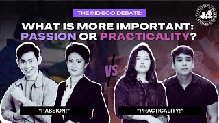 The IndieCo Debate 9  What is More Important Passion or Practicality  Video Recap [upl. by Yenttihw47]