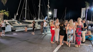 🇪🇸 Puerto Banús Luxury NIGHTLIFE Marbella Spain [upl. by Borrell]