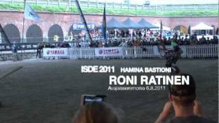 Roni Ratinen ISDE 2011 Hamina Bastioni [upl. by Clothilde178]