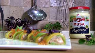 Rollito de mango y aguacate  Recetas Fáciles [upl. by Noemys142]