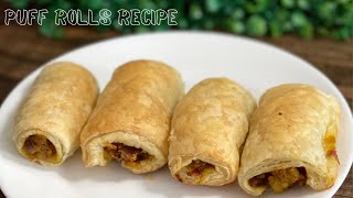 Puff rolls recipe  Evening snacks recipe  new recipes 2022  pepperidge farm puff pastry sheets [upl. by Eenimod389]