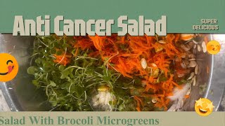 Sulforaphane Rich Anti Cancer Salad [upl. by Broucek]