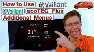 Vaillant ecoTEC Plus Menus Explained in Detail on the New Touch Screen Display Clear Instructions [upl. by Adav]