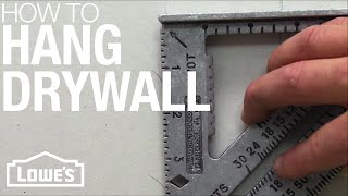 How to Hang Drywall [upl. by Hermia]