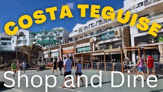 The Essential Travel Guide to Shopping and Dining in Costa Teguise Lanzarote [upl. by Coffey]