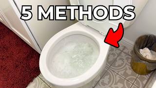 5 Ways On How To Unclog Any Toilet  With amp Without Tools [upl. by Cheung]