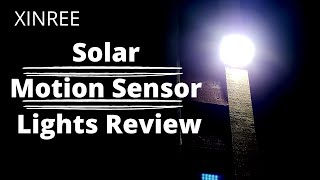 Xinree Motion Sensored Solar Light [upl. by Soilisav]