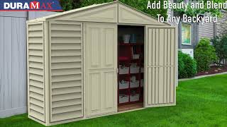 DuraMax Building Products 105ft x 275ft SidePro Vinyl Outdoor Storage Shed [upl. by Lauren959]