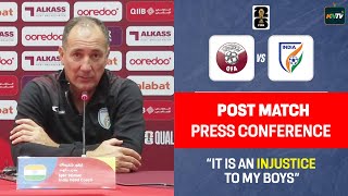 Qatar Vs India  Igor Stimacs Post match Press Conference  FIFA World Cup 2026 Qualifiers [upl. by Durno899]