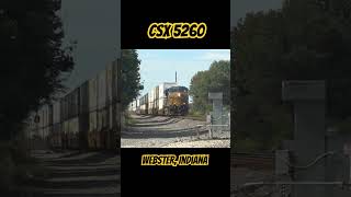 CSX 5260 east on the Garrett Subdivision [upl. by Eelyr807]