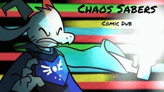 Chaos Sabers  Growthspurt AU Comic Dub [upl. by Nahshu]