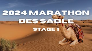 2024 Marathon Des Sable  Stage 1 [upl. by Nylarak411]